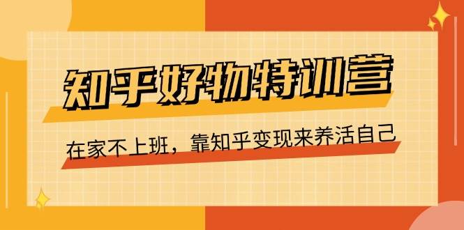 （11369期）知乎好物特训营，在家不上班，靠知乎变现来养活自己（16节）[db:副标题]-六八创富资源网